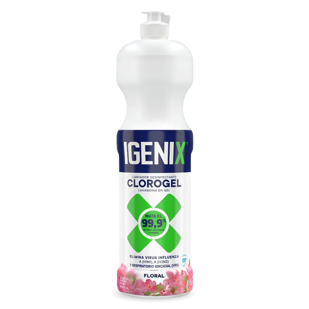 Cloro Gel Igenix Floral 900 ml