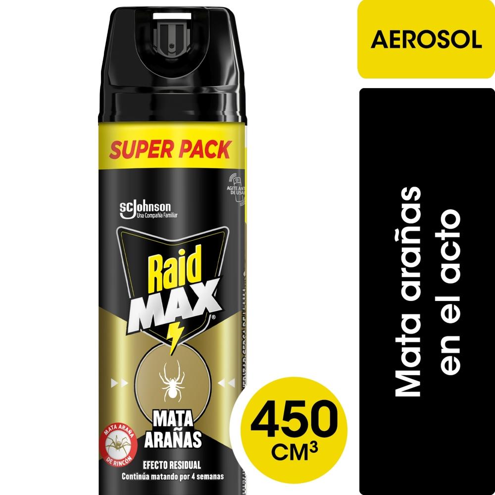 Insecticida Raid Mata Arañas sin olor 450 cc
