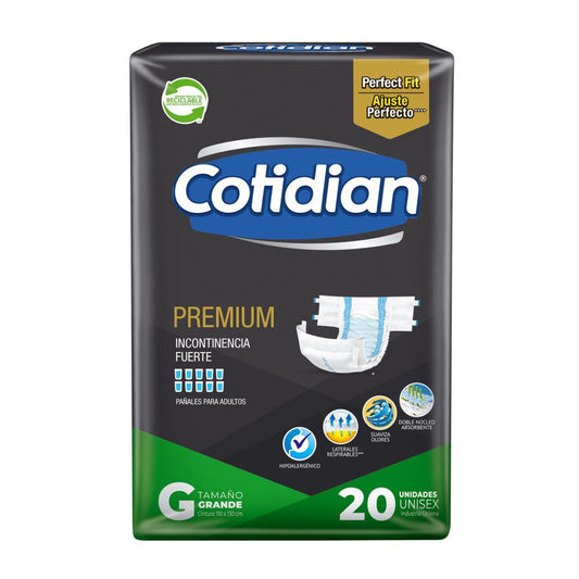 Pañal de Adulto Cotidian Premium Talla G-20