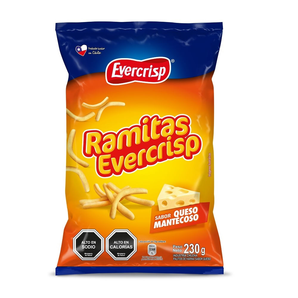 Ramitas Queso Evercrisp 230 gr