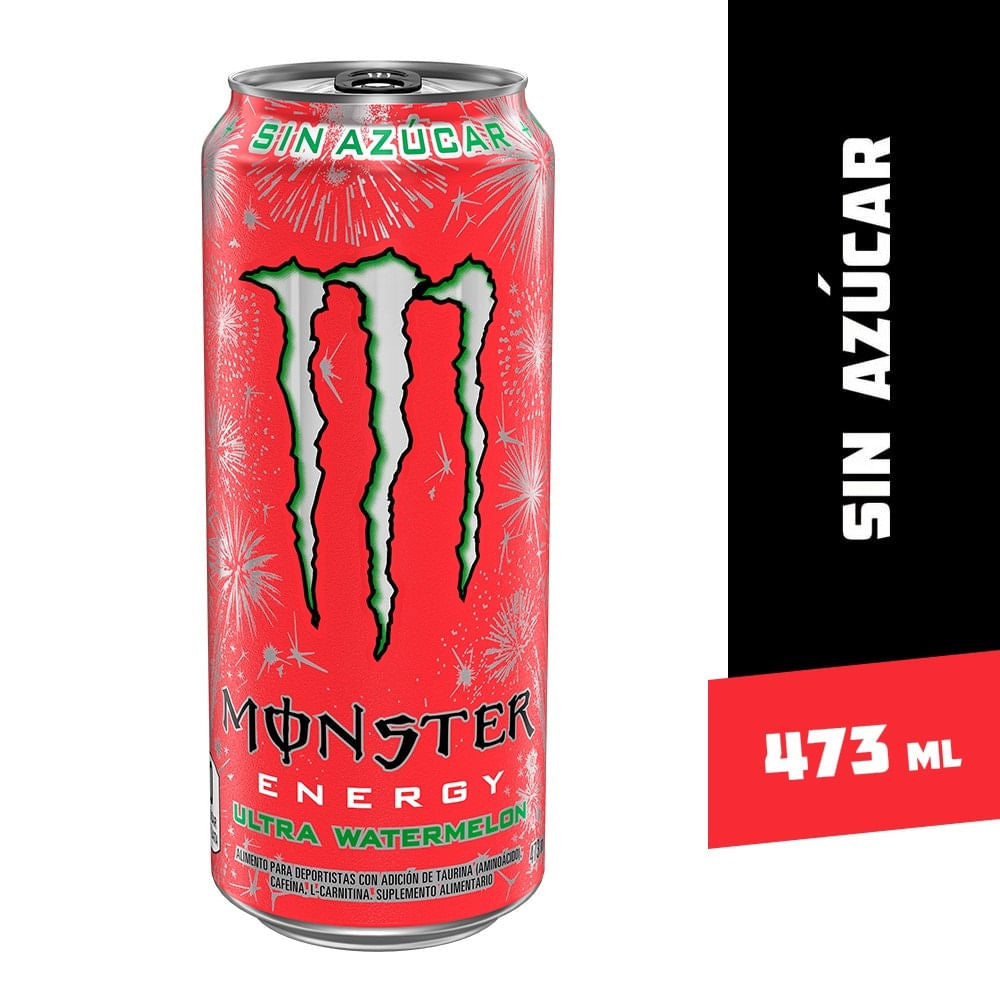 Energetica Monster Sin Azucar Ultra Watermelon 473 ml