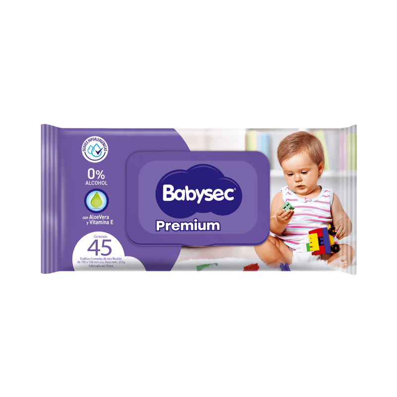Pack Promocional 108 Pañales Babysec XXG + 10 Toallitas Humedas Babysec agua de 45 unid