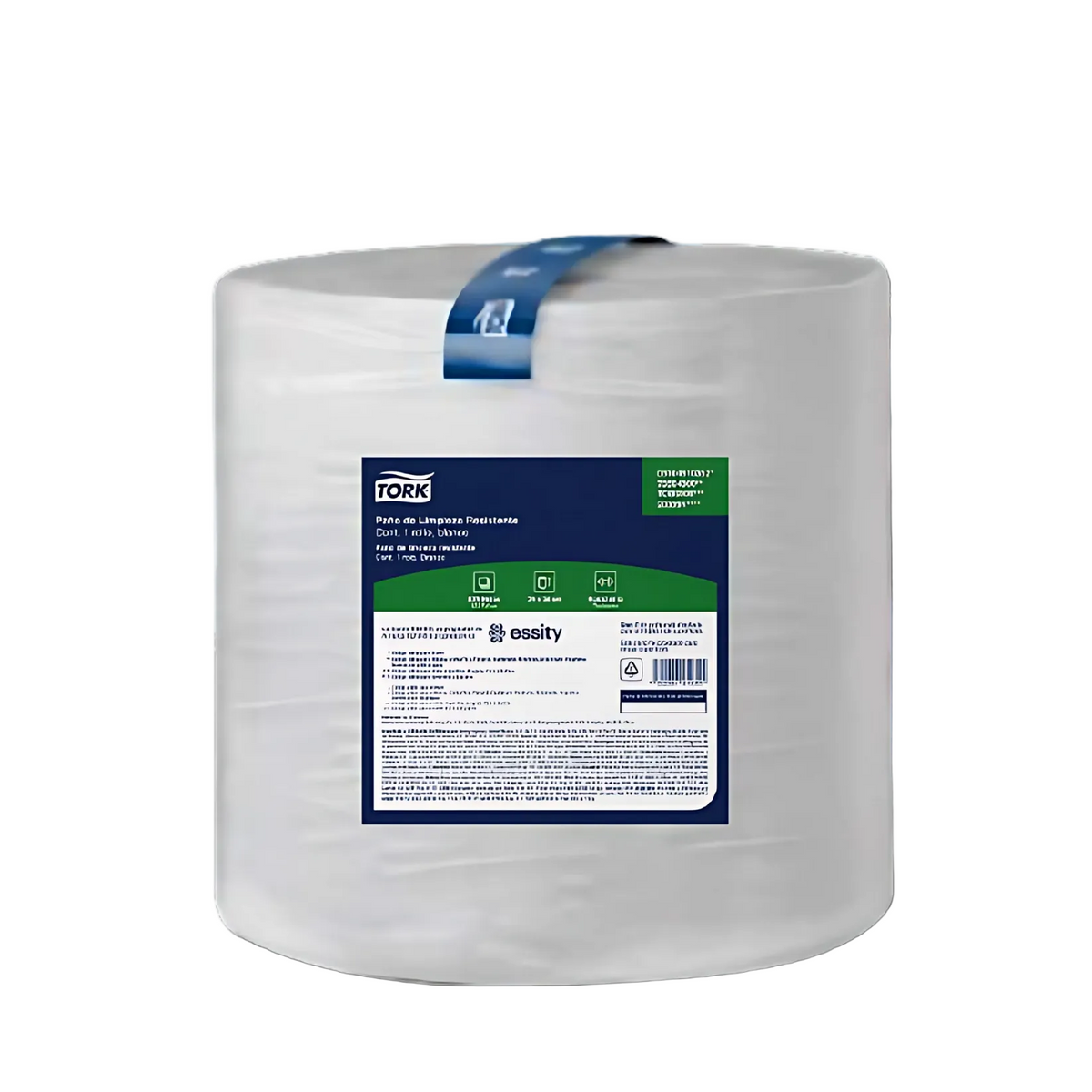Wiper Tork Uso Industrial 1X825 Paños Blanco