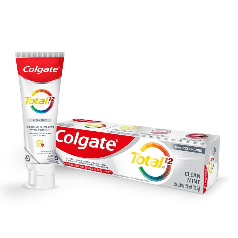 Pasta Dental Colgate Total 12 Clean Mint