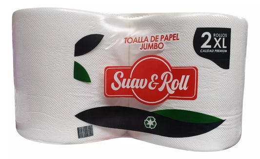 Toalla de Papel Jumbo Hoja Simple 2x250 mts SR