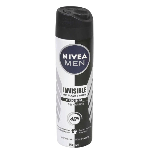 Desodorante en aerosol Nivea men black white og 150 ml