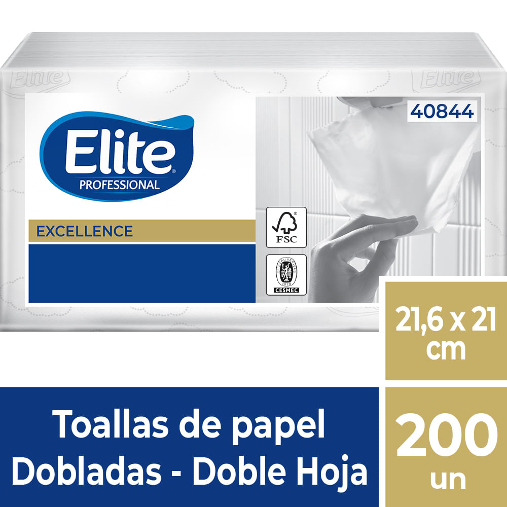 Paquete Toalla Interfoliada Elite DH 200 unidades