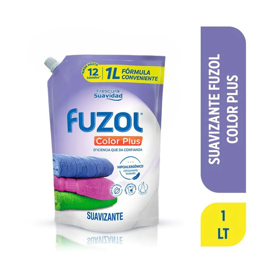 Suavizante de ropa Fuzol Color Plus 1 L