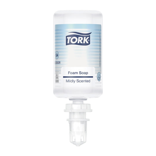 Jabón En Espuma Suave Tork Línea Elevation 6 Botellas de 1000 ml