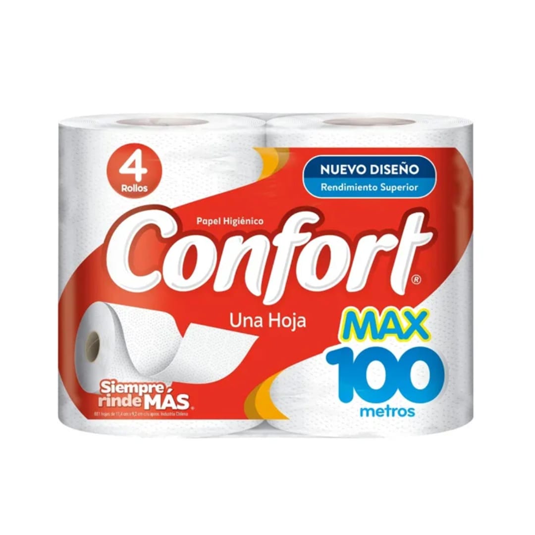 Papel higiénico Confort 100 m