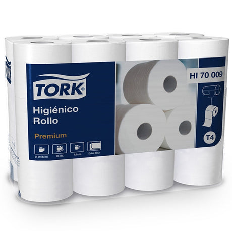 Pack Super Ahorro Papel higienico Tork 6x20 -48rollos + Toalla de Papel Abolengo mini 3x10 -24 rollos + Servilleta Ovella 300 unid