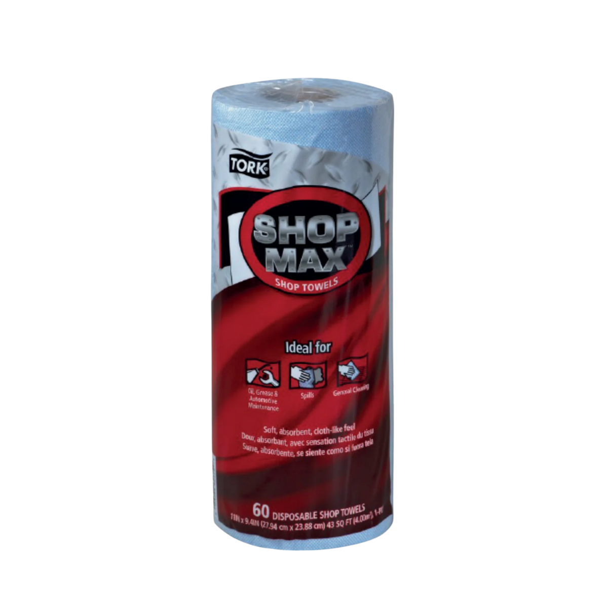 Wipe Shopmax Advance 1X60 Paños Azul - Tork