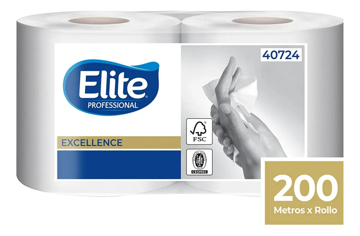 Toalla de Papel Doble Hoja Excellence 2x200 Elite