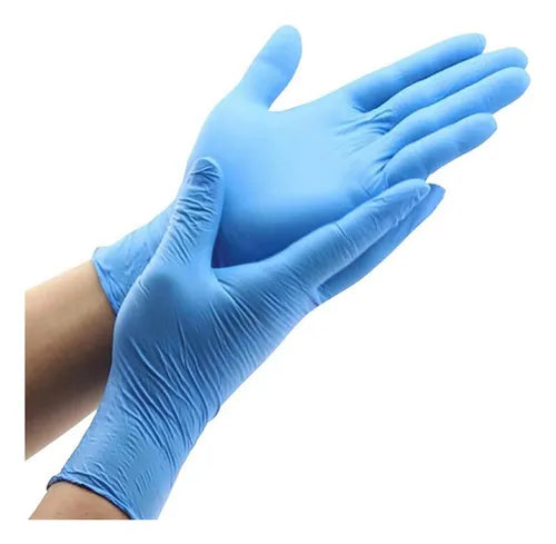 Guante Nitrilo Azul Tallas S-L-M-XL Foodis x100