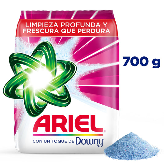 Detergente Ariel polvo con Downy 700 grs