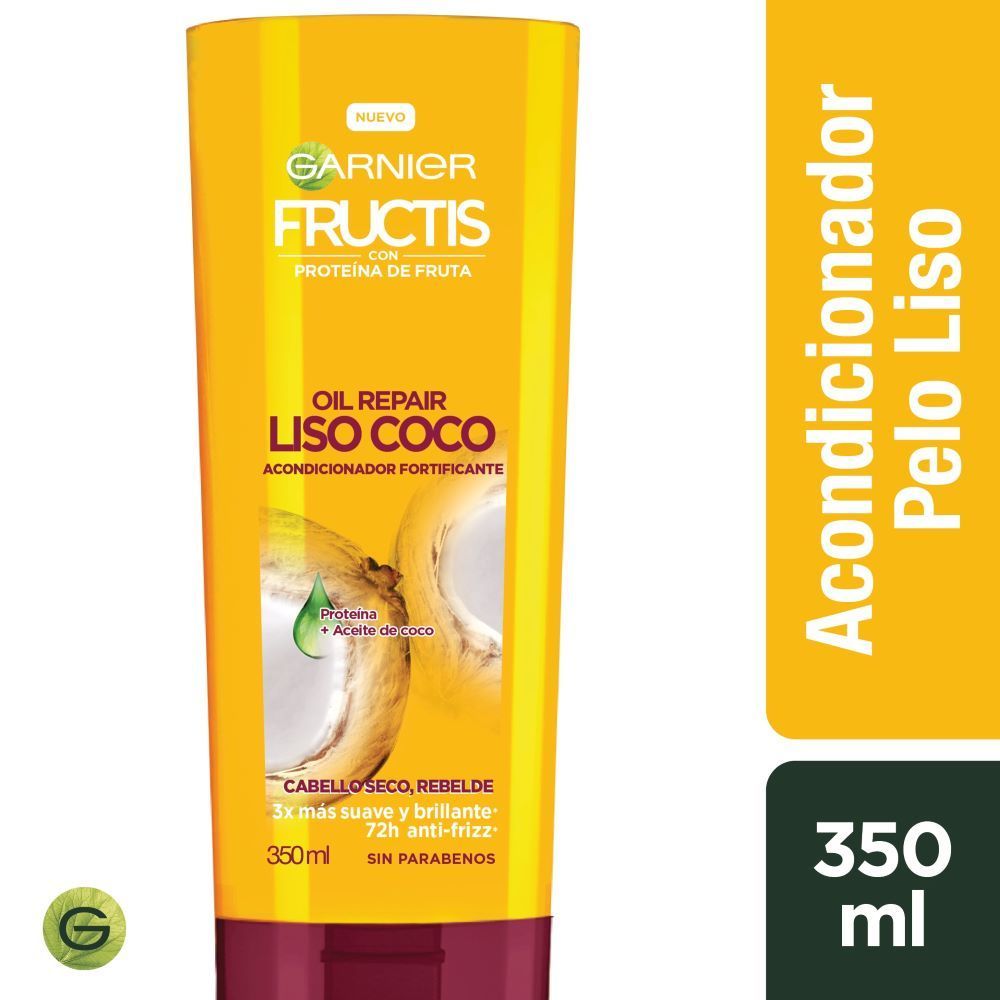 Acondicionador Fructis liso coco 350 ml