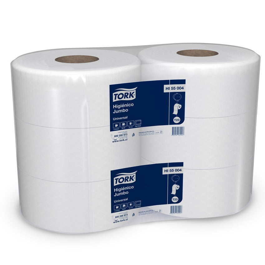 Papel Higiénico Jumbo Tork Universal H/S 6x500 mt