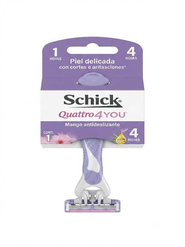 Máquina de afeitar desechable quattro Schick woman