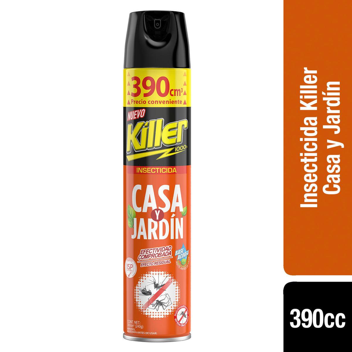 Insecticida Killer Casa y Jardin 390 cc