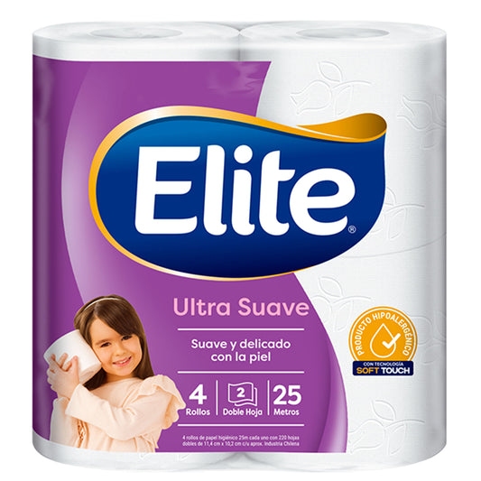 Paquete Papel higienico elite 4x25