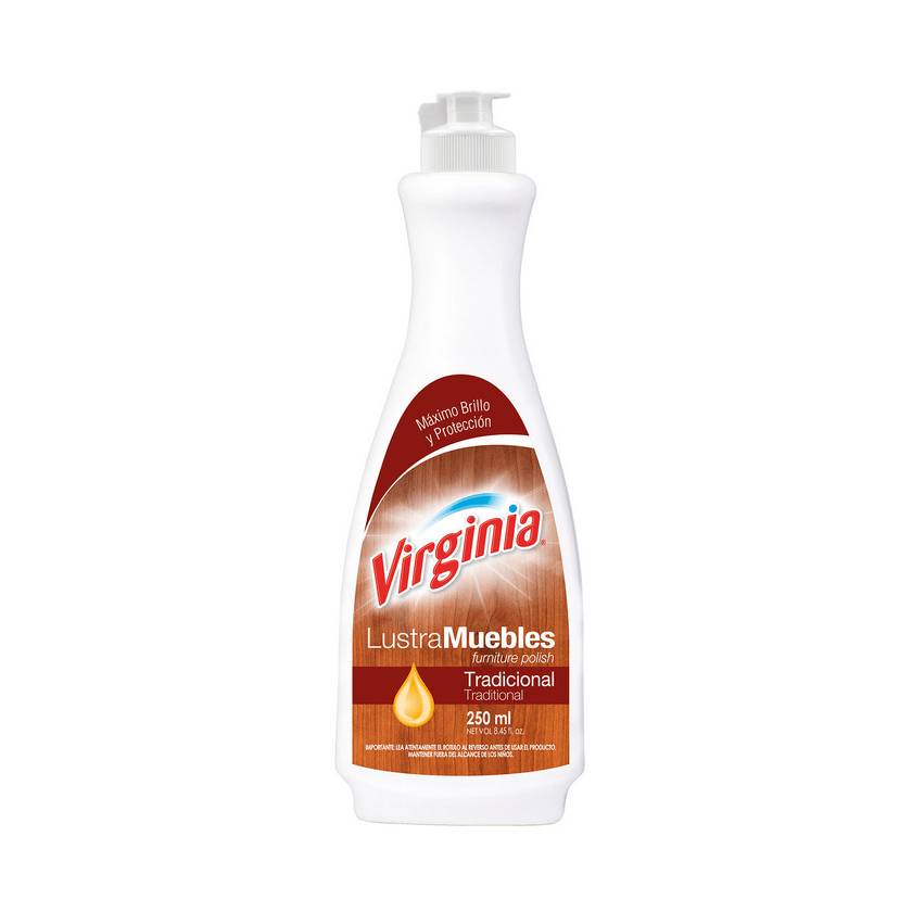 Lustra Muebles Virginia Tradicional Crema 250 ml