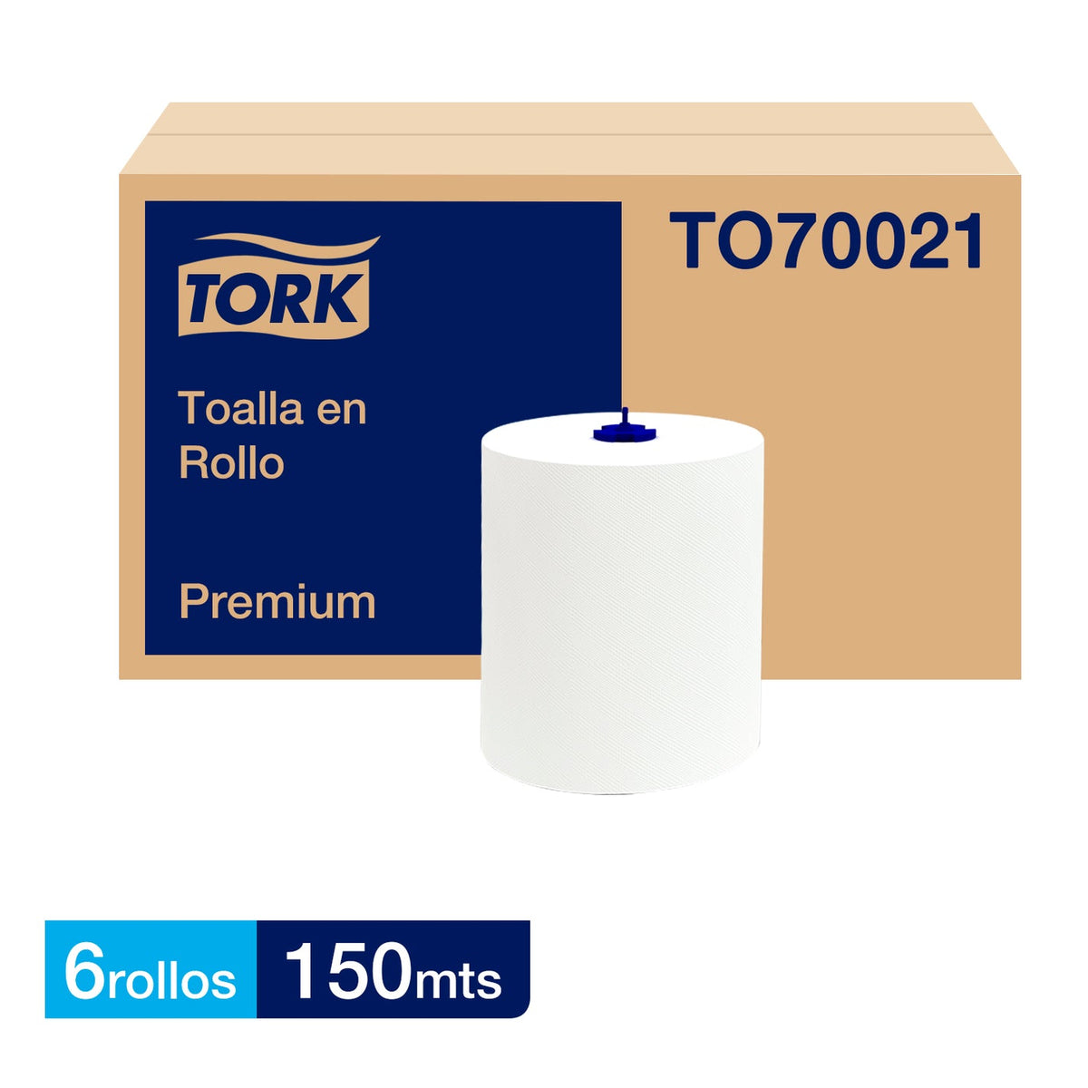 Toalla Jumbo Tork Premium D/H 6X150 Mt