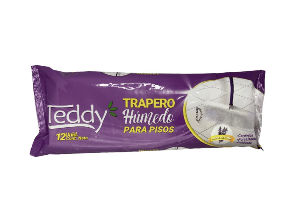 Trapero Húmedo Piso Flotante Lavanda Teddy
