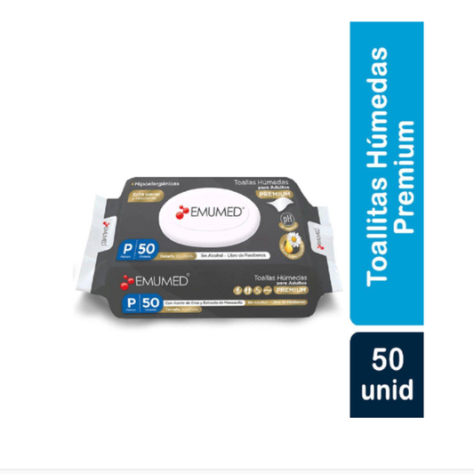 Toalla Humeda Adulto Emumed