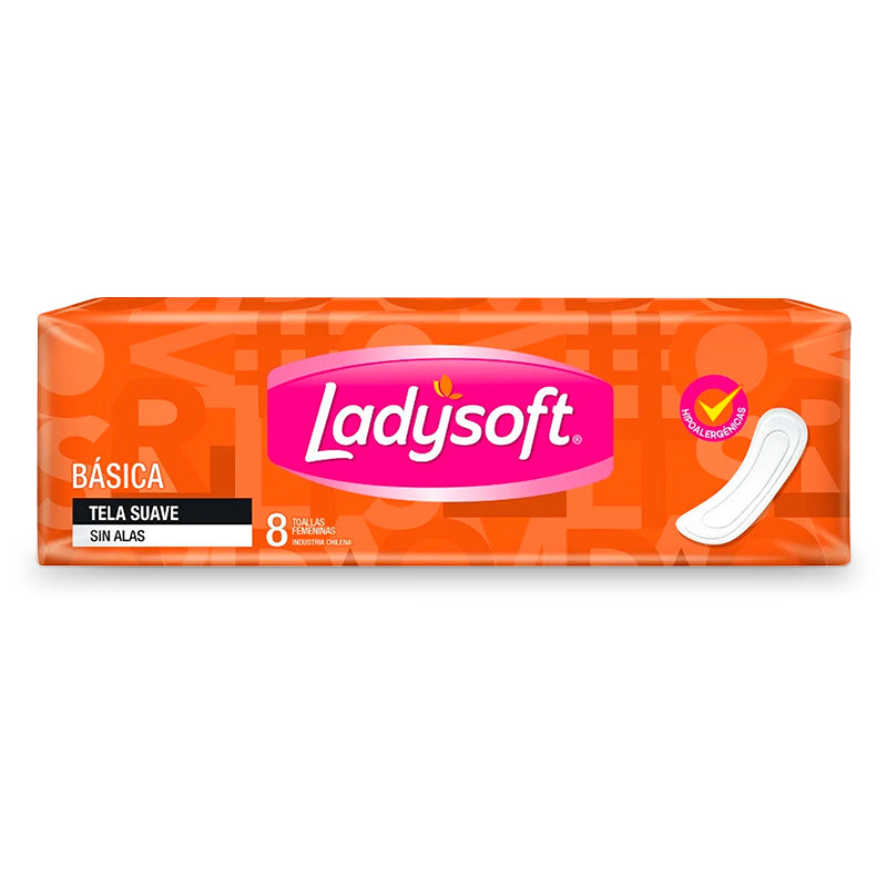 Toalla Higienica Ladysoft Basica x8