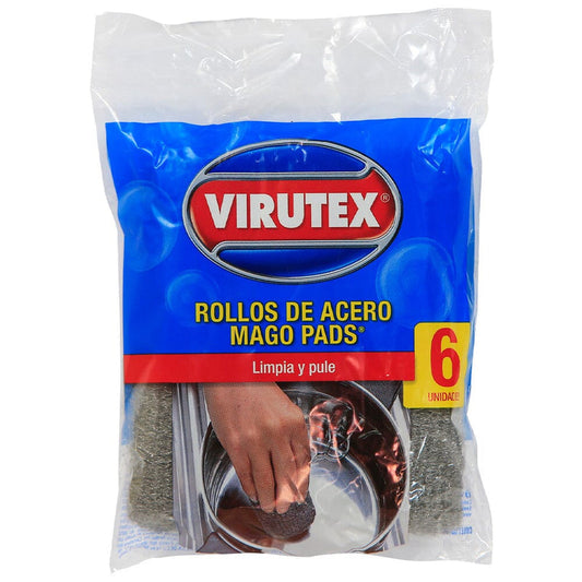 Virutilla Pads x6 bolsa clasica