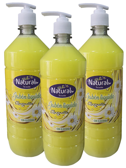 Jabon Liquido Manzanilla Dispensador Nikoll 1L