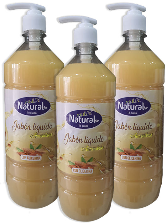 Jabon Liquido Nikoll Almendra Dispensador 1L
