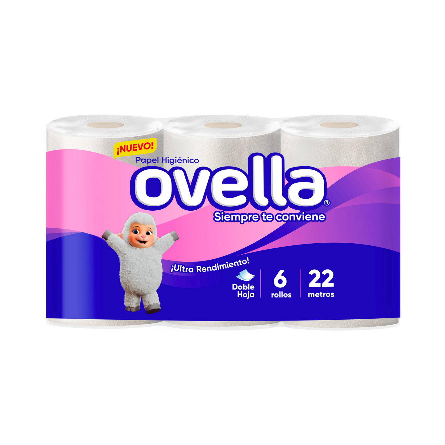 Manga Papel Higienico Ovella 6x20 mts