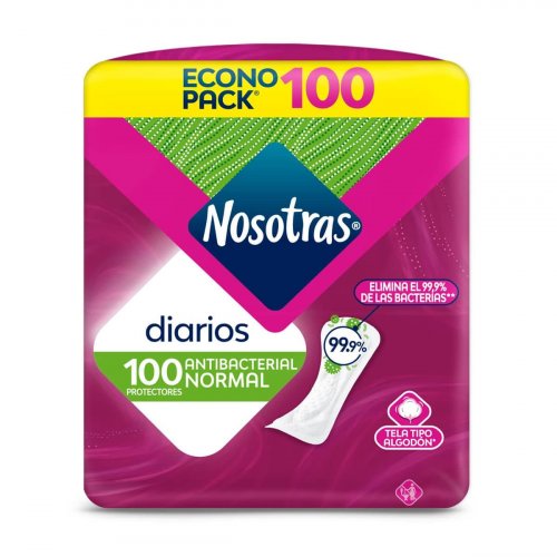 Protectores diarios Nosotras normal 100 unidades