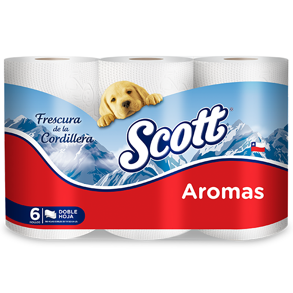 Manga Papel higienico Scott Aromas 6x22 mts 48 rollos