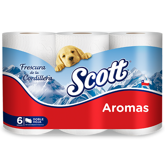 Manga Papel higienico Scott Aromas 6x22 mts 48 rollos