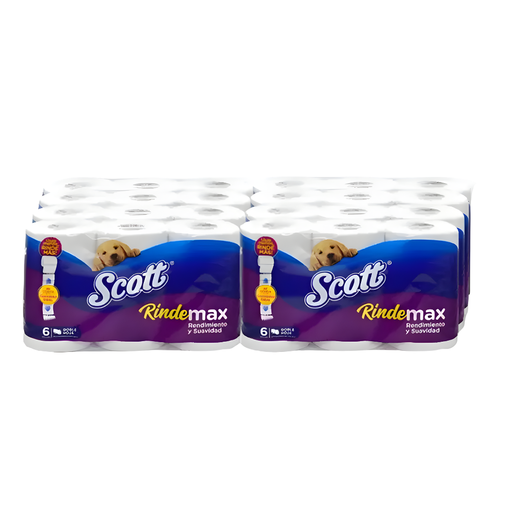Manga Higienico Scott Rindemax 6x22 mts 48 rollos