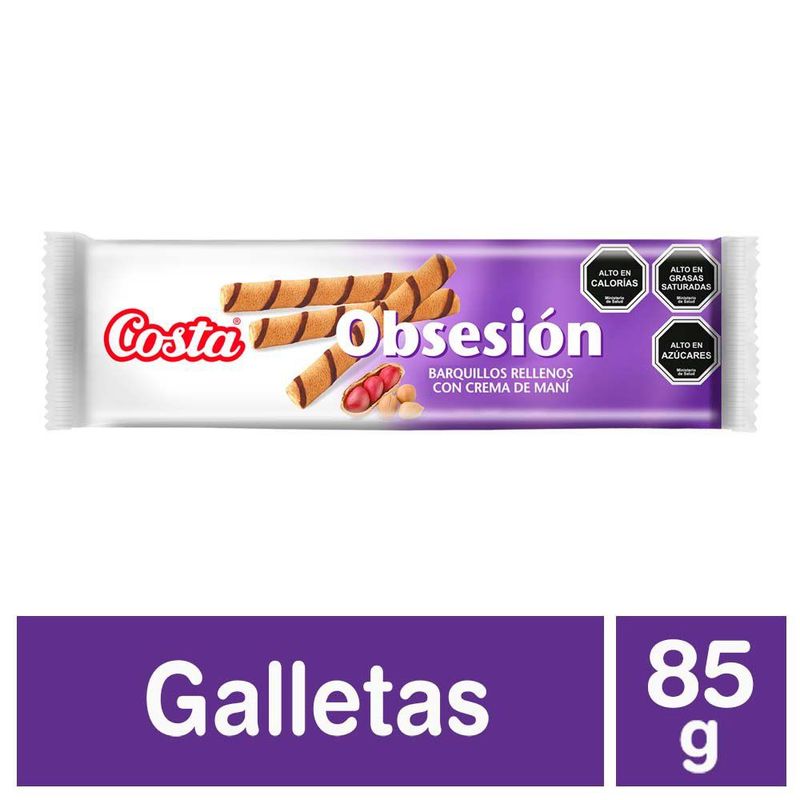 Galleta Obsesion de Costa Barquillos Mani