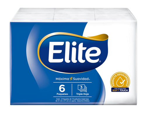 Pañuelo Desechable Bolsillo Elite 6 unid. - Softys