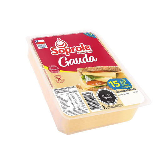 Queso Gauda Soprole 250 gr