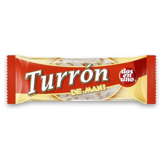 Turron de Mani Dos en Uno 45 gr