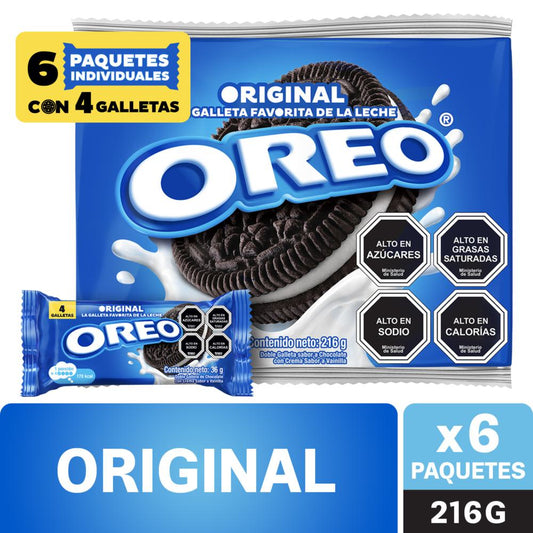 Galleta Oreo pack 6 U