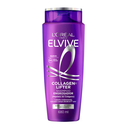 Shampoo Elvive engrosador colágeno 680 ml