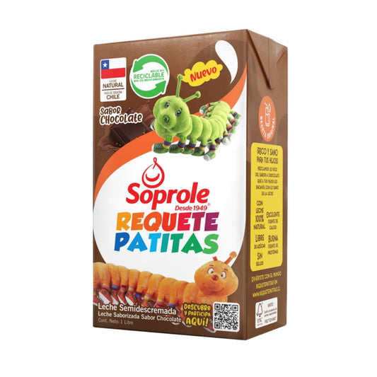 Leche Requetepatitas Chocolate Soprole 1L