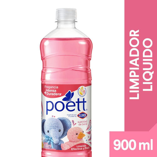 Limpiador de pisos Poett Suavidad de Bebé 900 ml