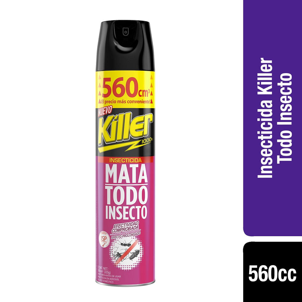 Insecticida Killer Mata Todo Insecto 560 ml