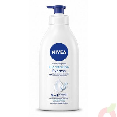 Crema corporal Nivea Hidratación Express 1 L