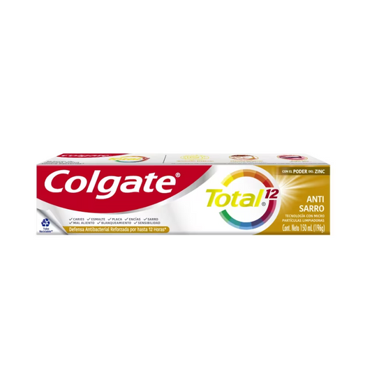 Pasta Dental Colgate Total 12 Antisarro