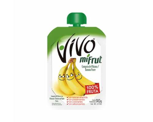 Compota Platano Vivo 90 g