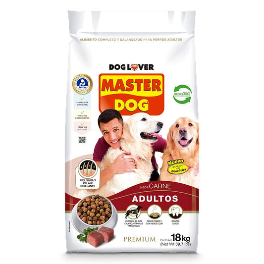 Alimento Master Dog Adulto Carne 18 Kg